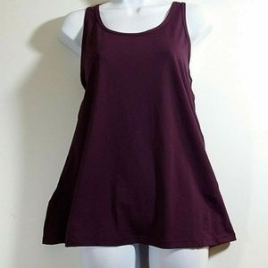 Fabletics Racerback Tank Top  XL Burgundy